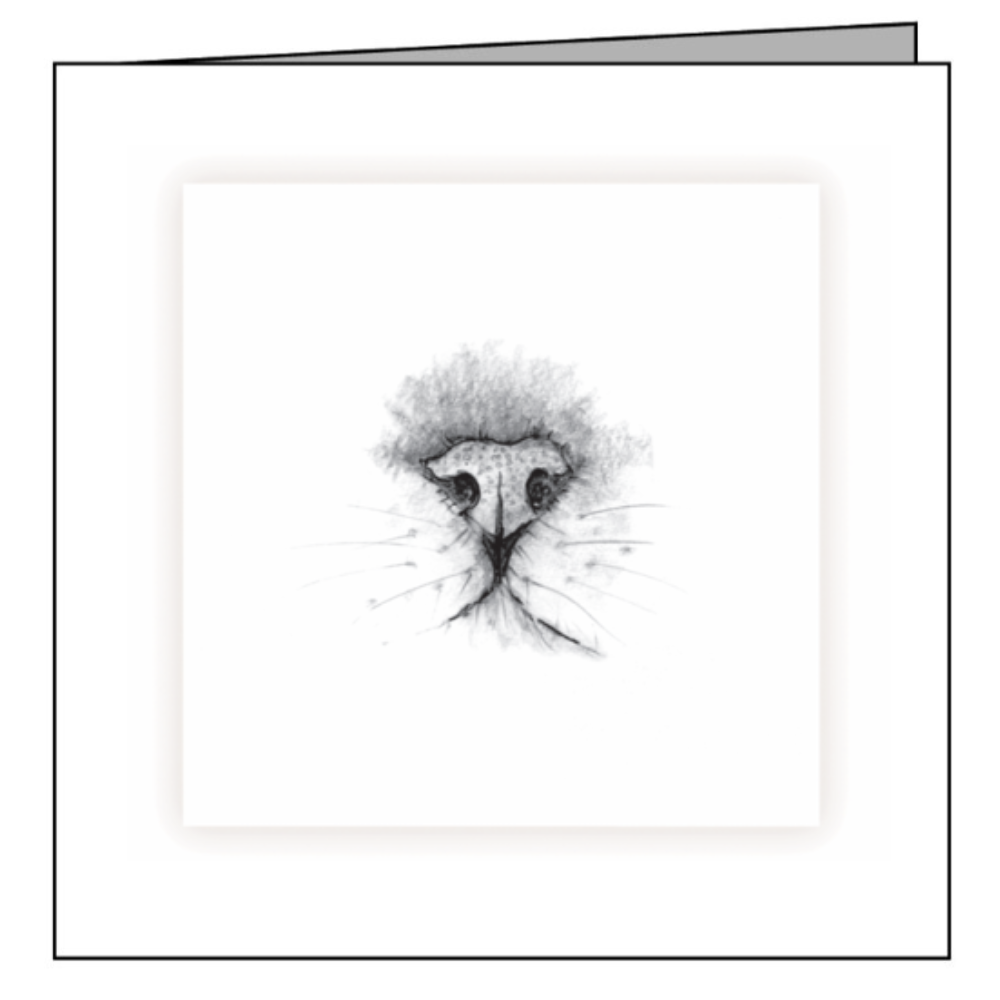 Animal Hospital Sympathy Card - Cat's Nose