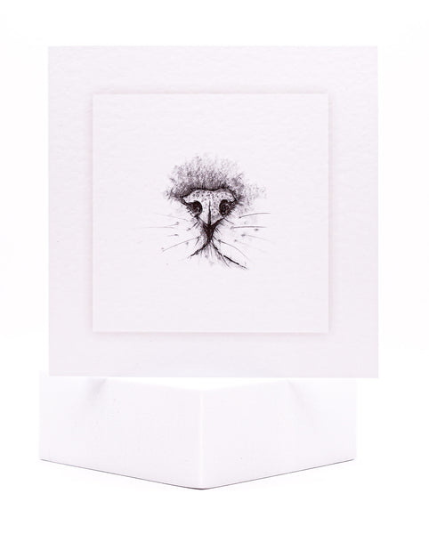 Animal Hospital Sympathy Card - Cat's Nose