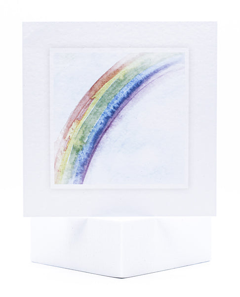 Animal Hospital Sympathy Card - Rainbow