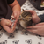 Cat clipping nails in animal hospital