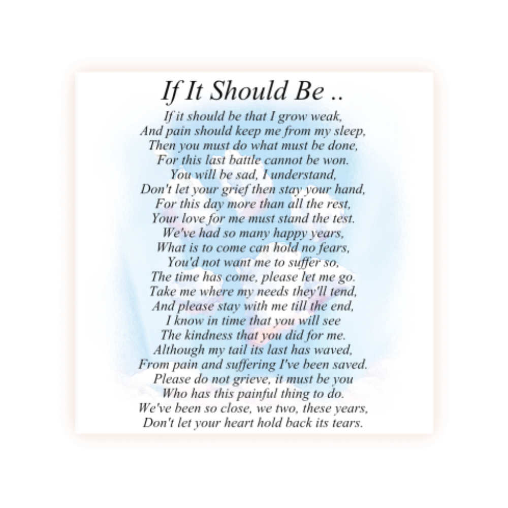 Poem Card Inserts