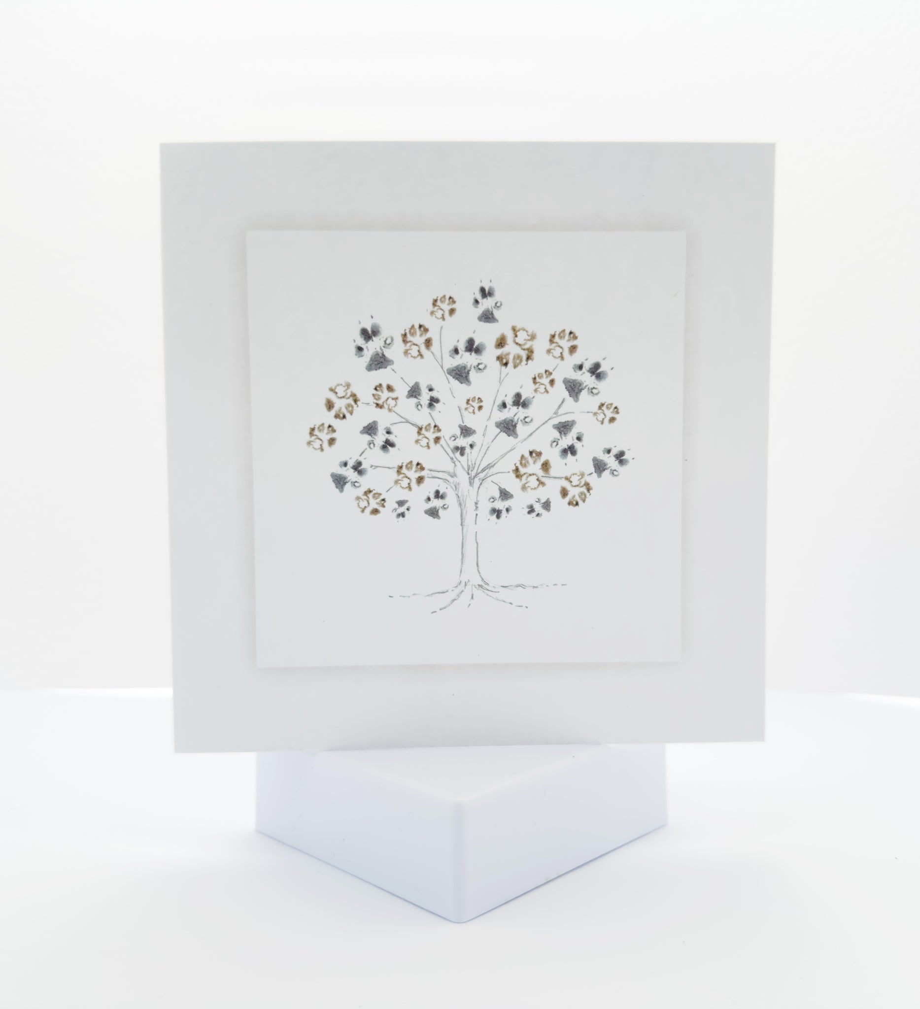 Animal Hospital Sympathy Card - Tree of Paws