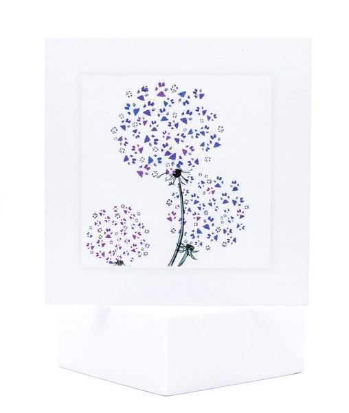 Animal Hospital Sympathy Card - Flower of Paws