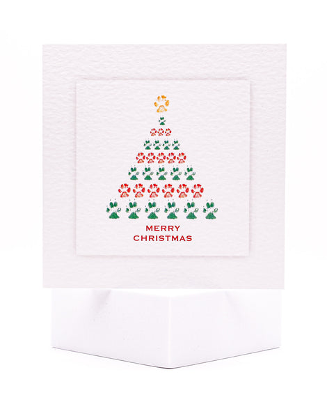 Holiday Card - Tree of Paws