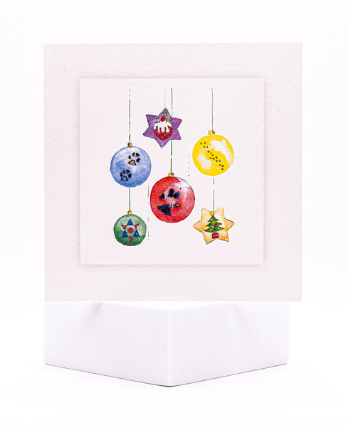 Holiday Card - Baubles