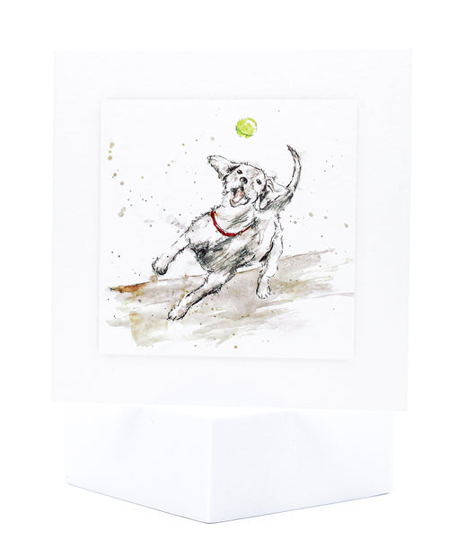 Animal Hospital Sympathy Card - Dog with Ball