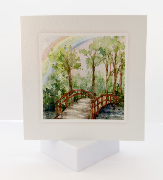 Animal Hospital Sympathy Card - Rainbow Bridge