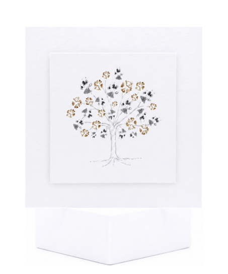 Animal Hospital Sympathy Card - Tree of Paws (25 pack)