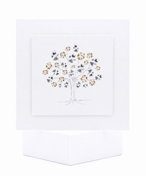 Animal Hospital Sympathy Card - Tree of Paws