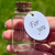 Pet Hair Memorial Glass Bottle