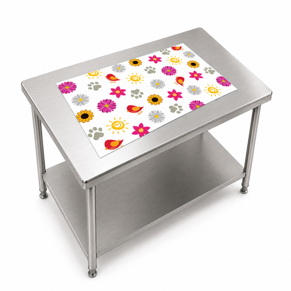Stable-Table Mat | Spring/Summer Designs | Veterinary Nonslip Exam Table Mat