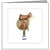 Large Animal Hospital Sympathy Card - Saddle