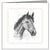 Large Animal Hospital Sympathy Card - Horse Head