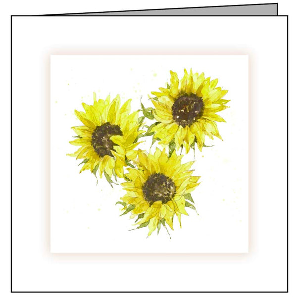 Animal Hospital Sympathy Card - Sunflowers