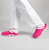 autoclavable clog pink white trim