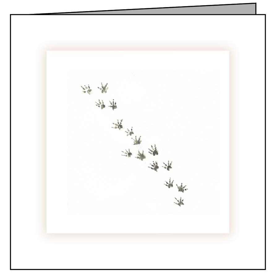 Animal Hospital Sympathy Card - Rodent Paws